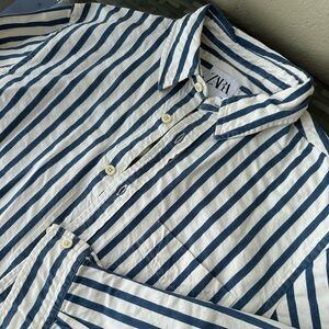 Shirt with Stripes ZARA Men Casual Shirt Office Bussines Office Autumn Winter